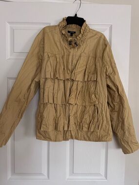 Womens APT 9 SIZE XL GOLD TIERED JACKET